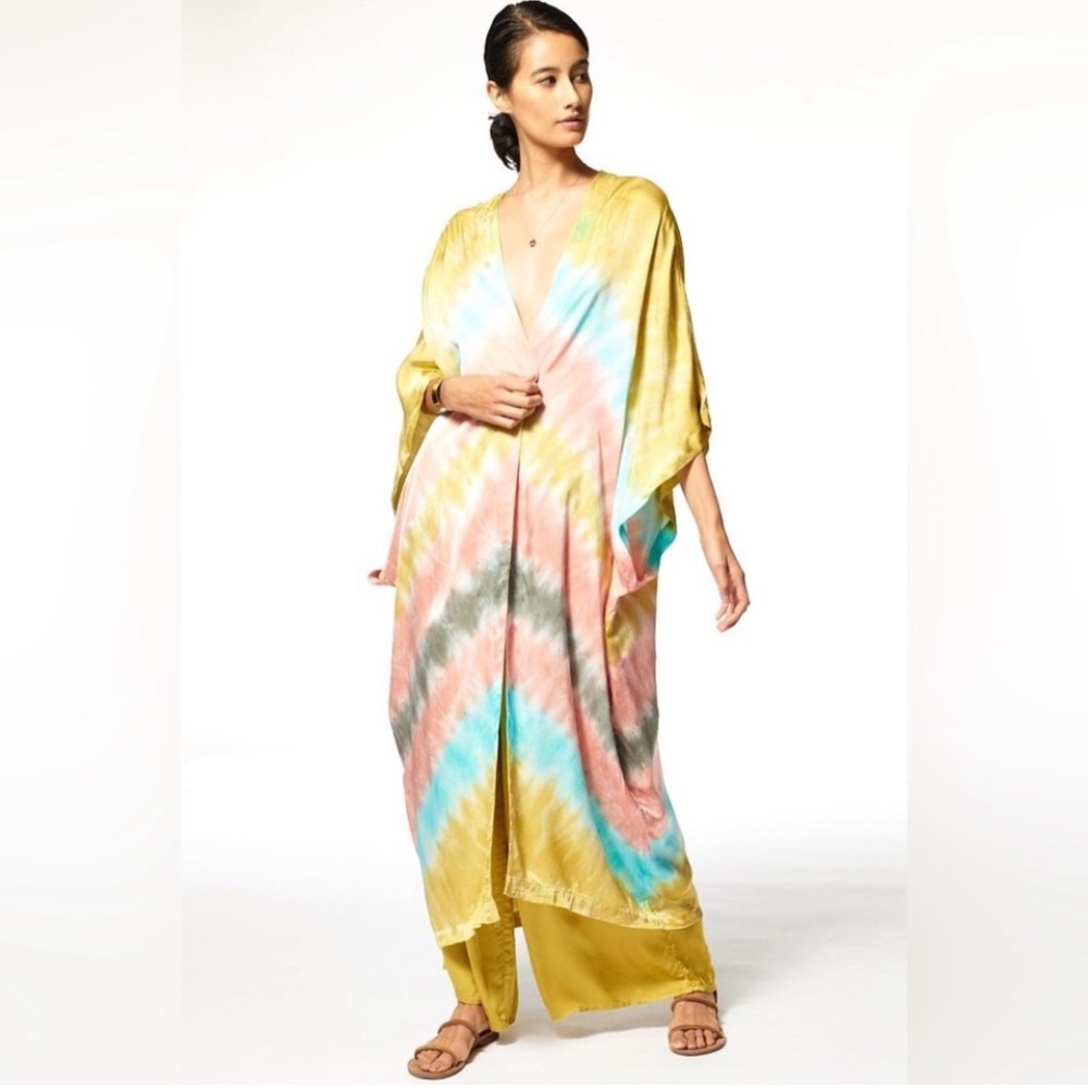 YFB Kana Kimono in pink sands wash one size - Picture 6 of 6